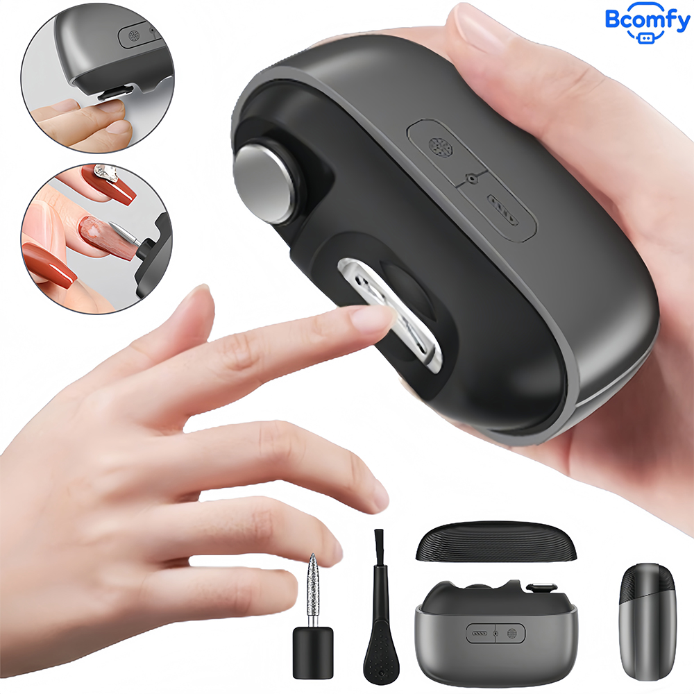 Baby Nail Trimmer Electric - Cortauñas Eléctrico con Luz, Recortador de