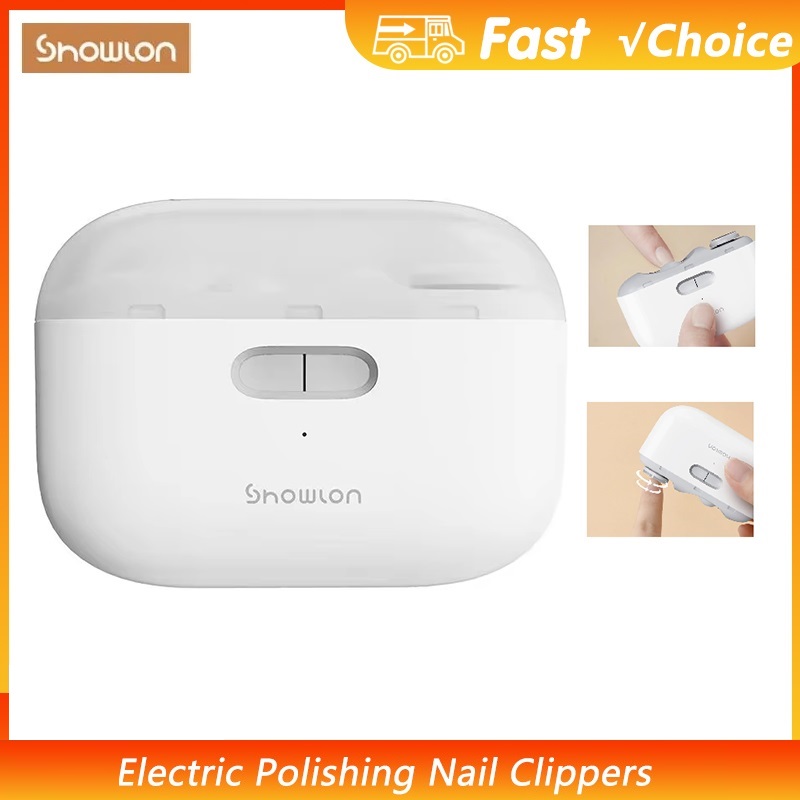 Baby Nail Trimmer Electric - Youpin Showlon-cortaúñas eléctrico para pulir uñas,
