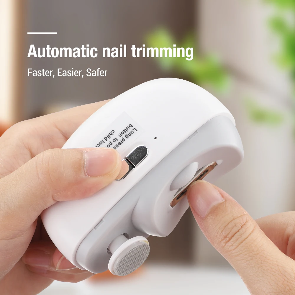Baby Nail Trimmer Electric - Cortauñas eléctrico para pulir y pulir