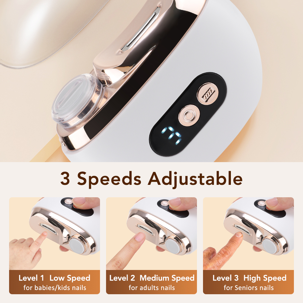 Nuevo cortaúñas eléctrico reca - Baby Nail Trimmer Electric reseña y precio