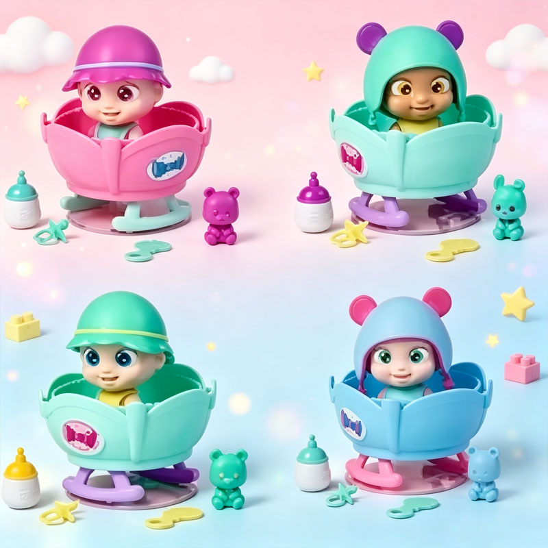 Set de Muñeca y Cuna Baby Bupp - Baby Products For Face reseña y precio