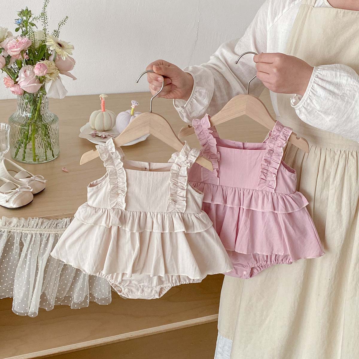 Nuevo Mono de Verano para Niña - Baby Products Korean reseña y precio