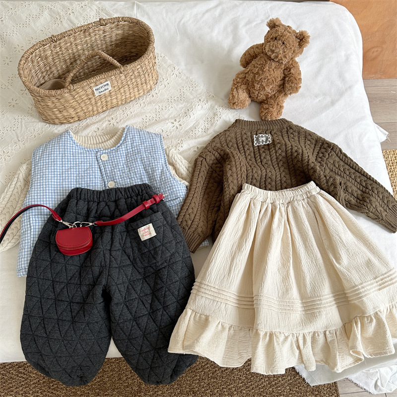 Pantalones de algodón y tercio - Baby Products Korean reseña y precio