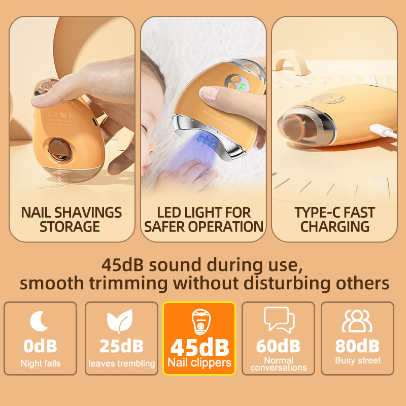 Cortauñas Eléctrico 2 en 1 con - Baby Nail Trimmer Electric reseña y precio